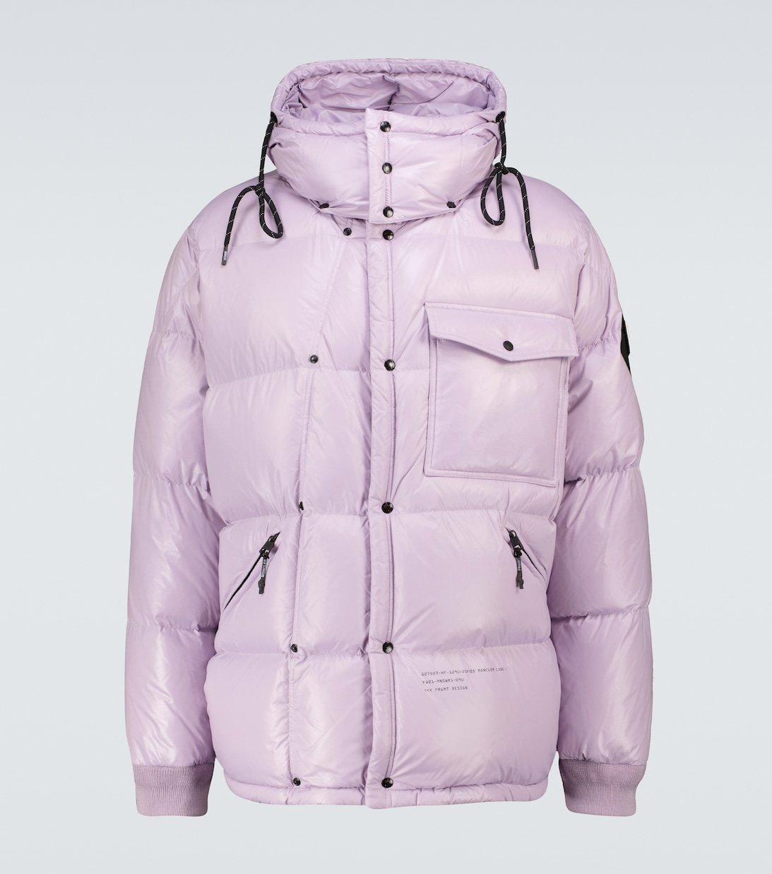 

7 Moncler FRGMT Пуховик Hiroshi Fujiwara Anthemyx Moncler Genius, фиолетовый