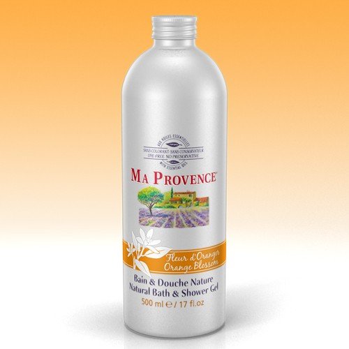 Натуральный гель для ванны и душа, оранжевый, 500мл Ma Provence
