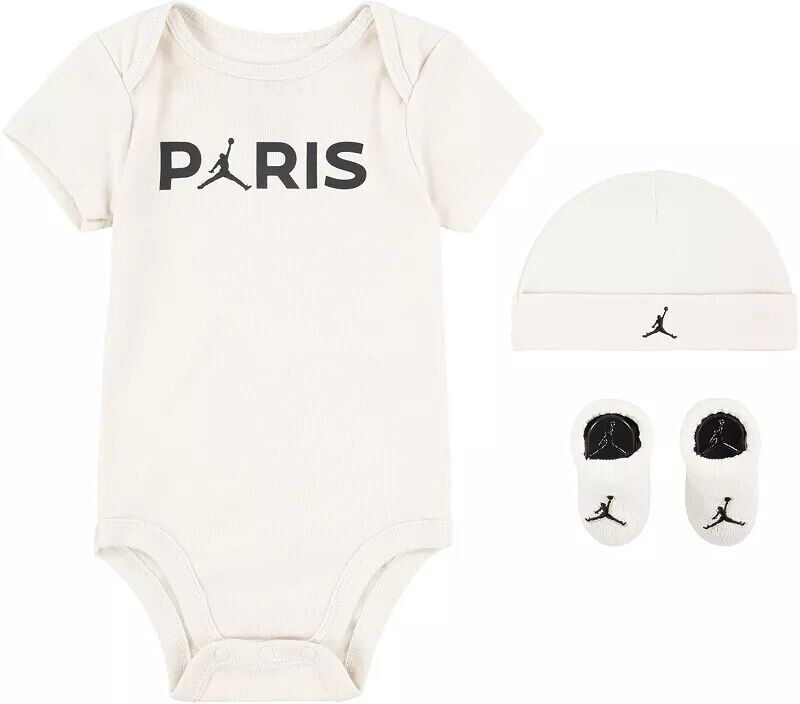 

Комбинезон из трех предметов Jordan Infant Paris Saint-Germain Off White, комбинезон-комбинезон из трех предметов