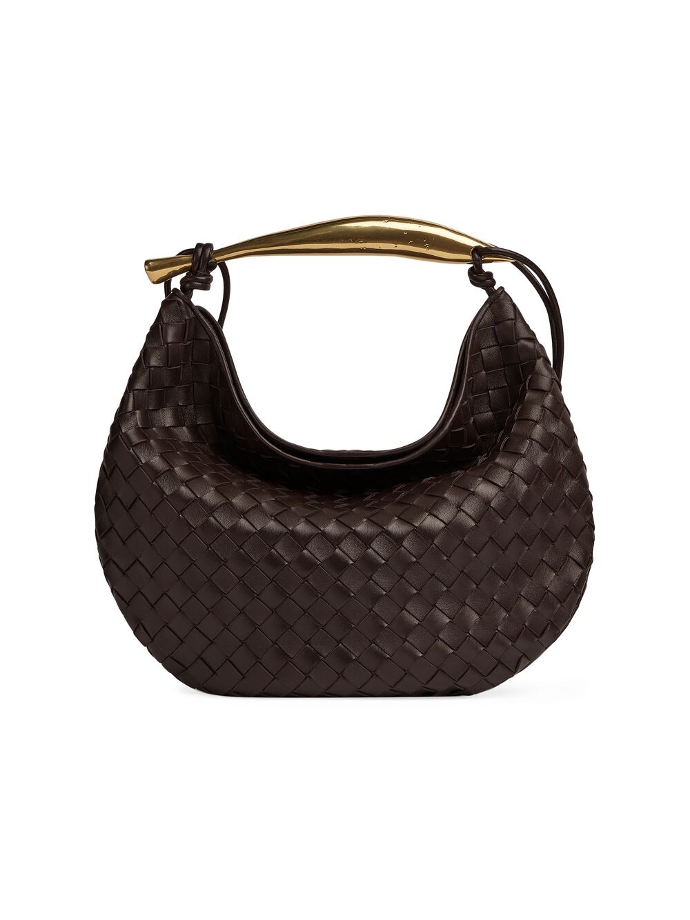

Сумка среднего размера из кожи Sardine Intrecciato с ручкой сверху Bottega Veneta
