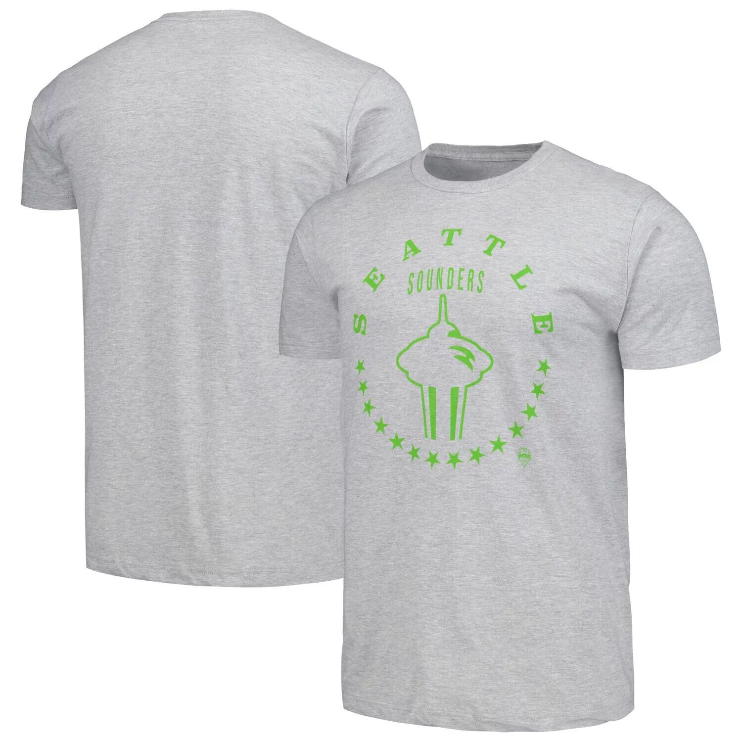 

Мужская футболка Stadium Essentials Heather Grey Seattle Sounders FC Coin