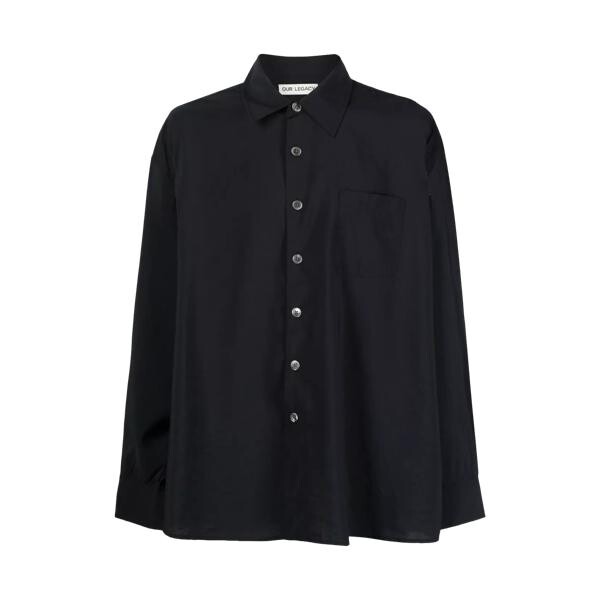 

Футболка borrowed hemd black black Our Legacy, черный