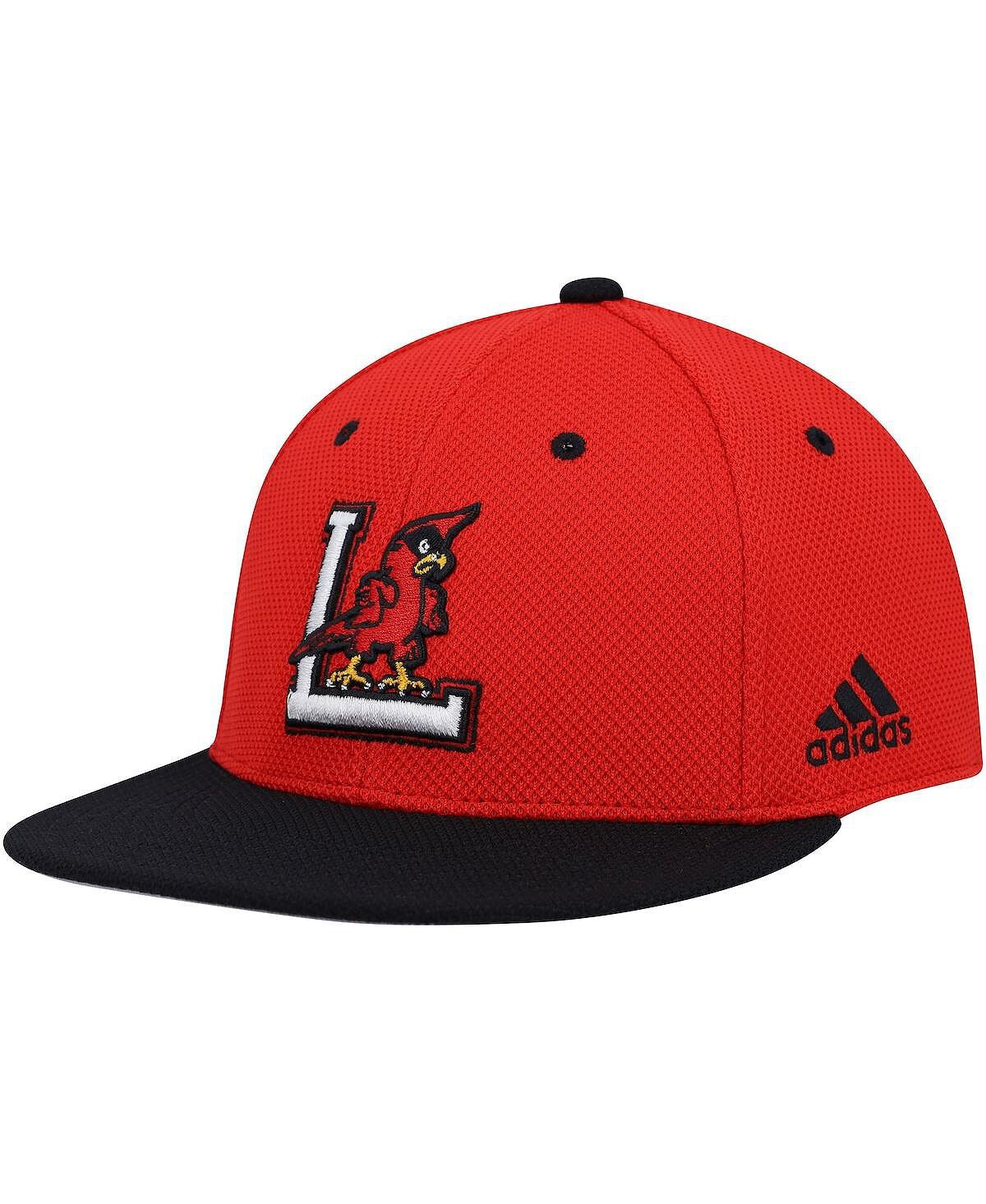 

Мужская красно-черная бейсбольная бейсболка Louisville Cardinals adidas