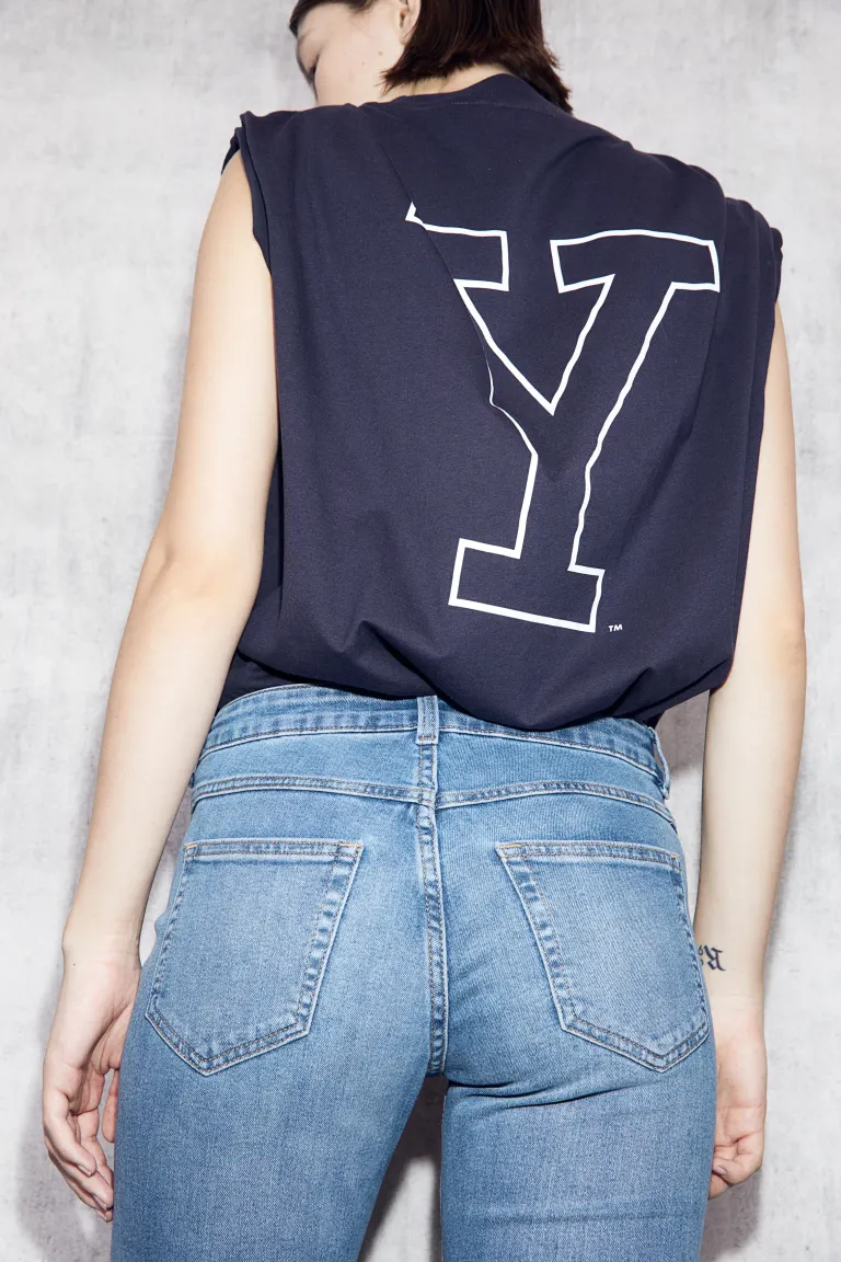 

Узкие низкие джинсы H&M, синий