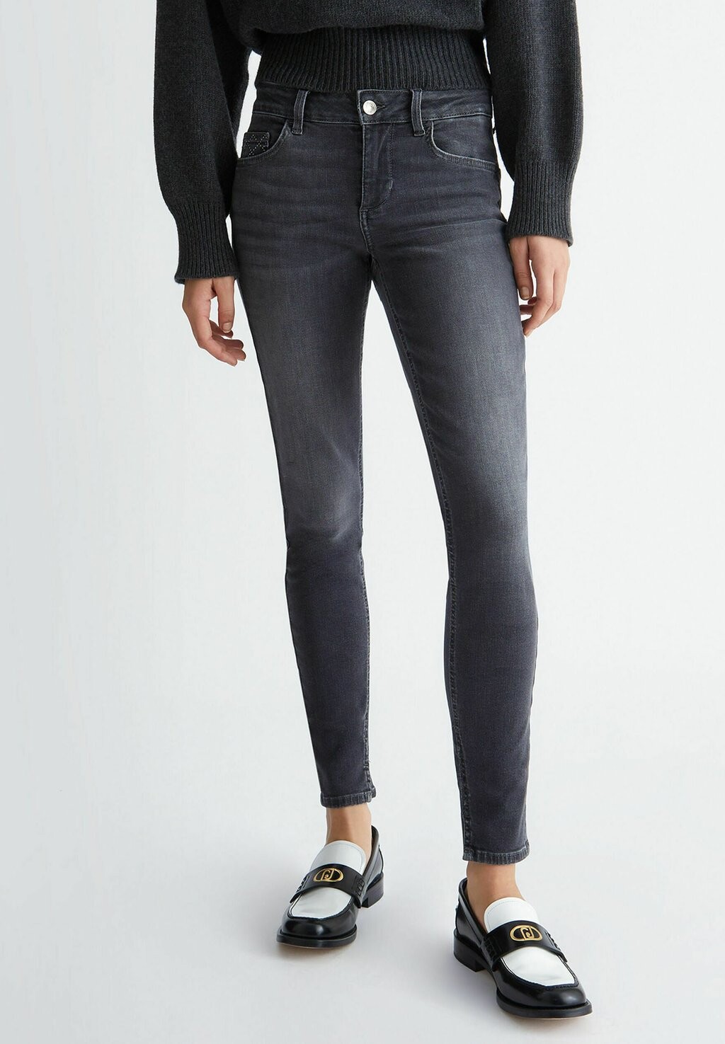 

Джинсы Skinny Fit Bottom Up LIU JO, цвет grey denim