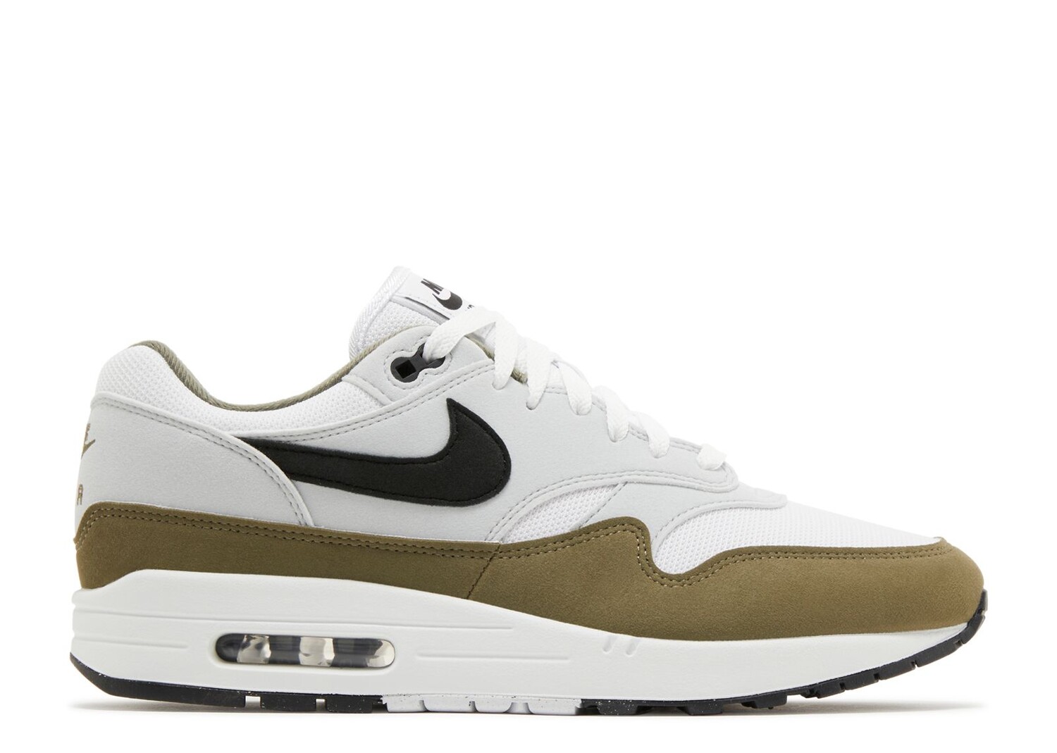 Кроссовки Nike Air Max 1 'Medium Olive', белый низкие кроссовки air max pulse nike цвет neutral olive black medium olive