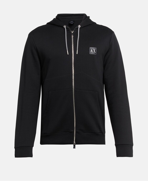 

Толстовка с капюшоном Armani Exchange, черный