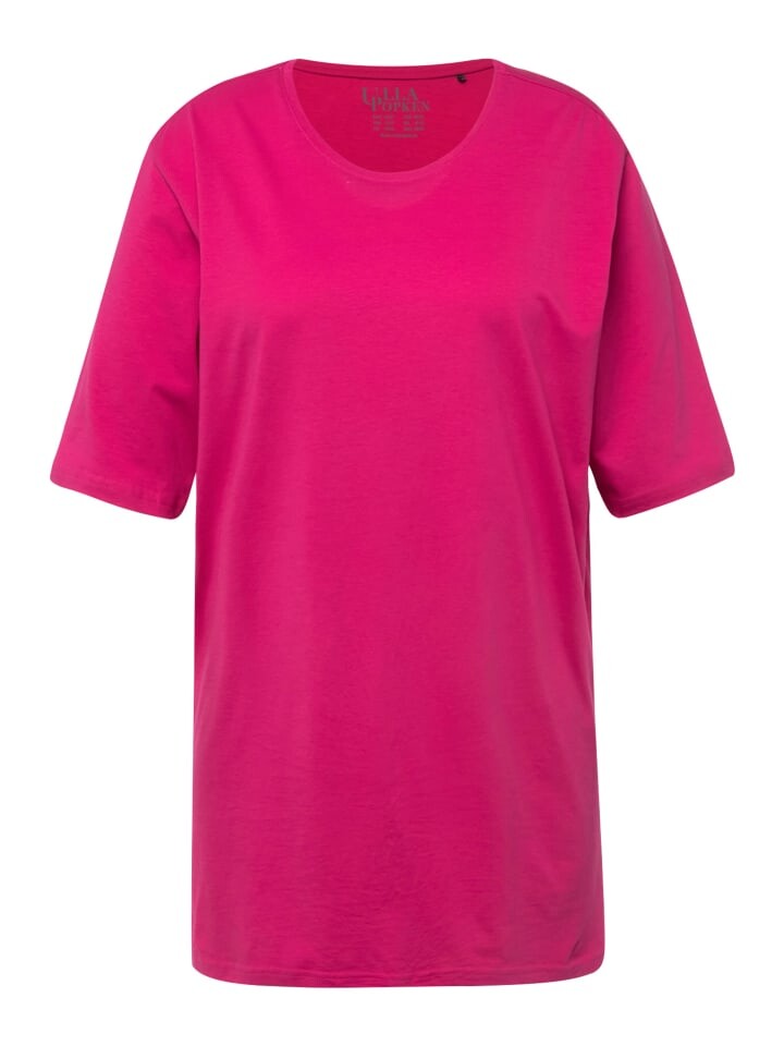 

Футболка Ulla Popken, цвет fuchsia pink