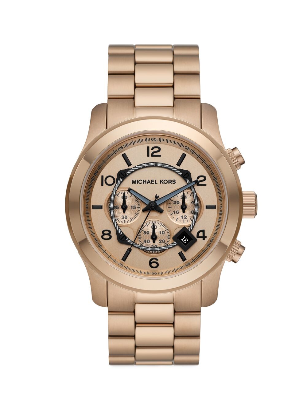 

Часы-хронограф Runway Goldtone с браслетом Michael Kors, бежевый
