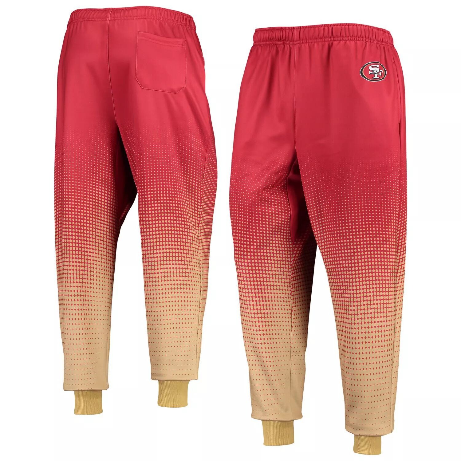 

Мужские брюки-джоггеры с градиентом FOCO Scarlet San Francisco 49ers