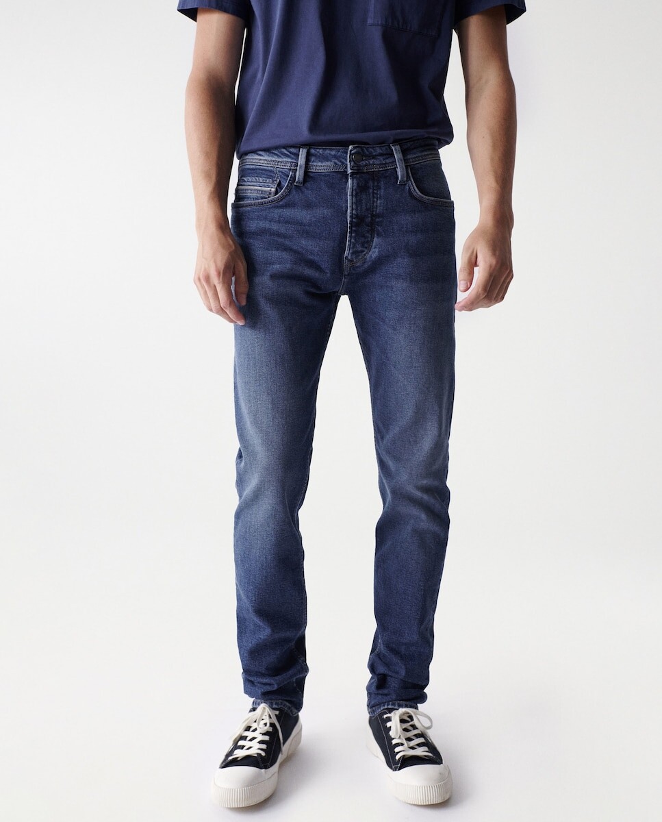 

Обычные мужские джинсы синего цвета Salsa Jeans, синий