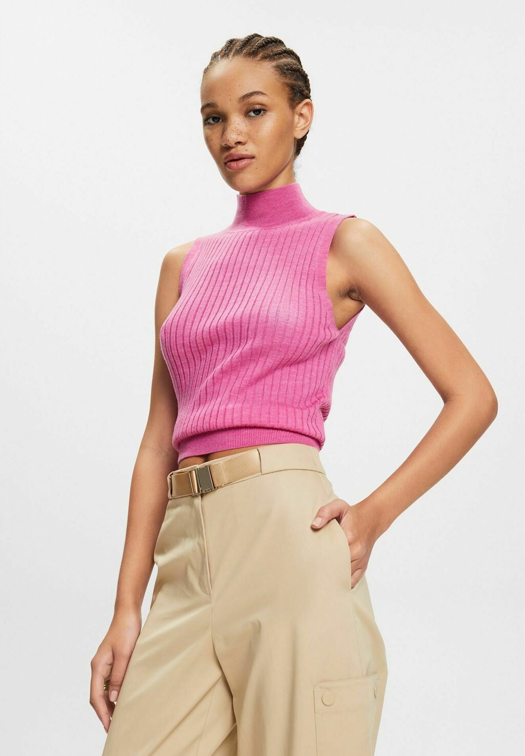 

Топ Sweaters Esprit, цвет pink fuchsia