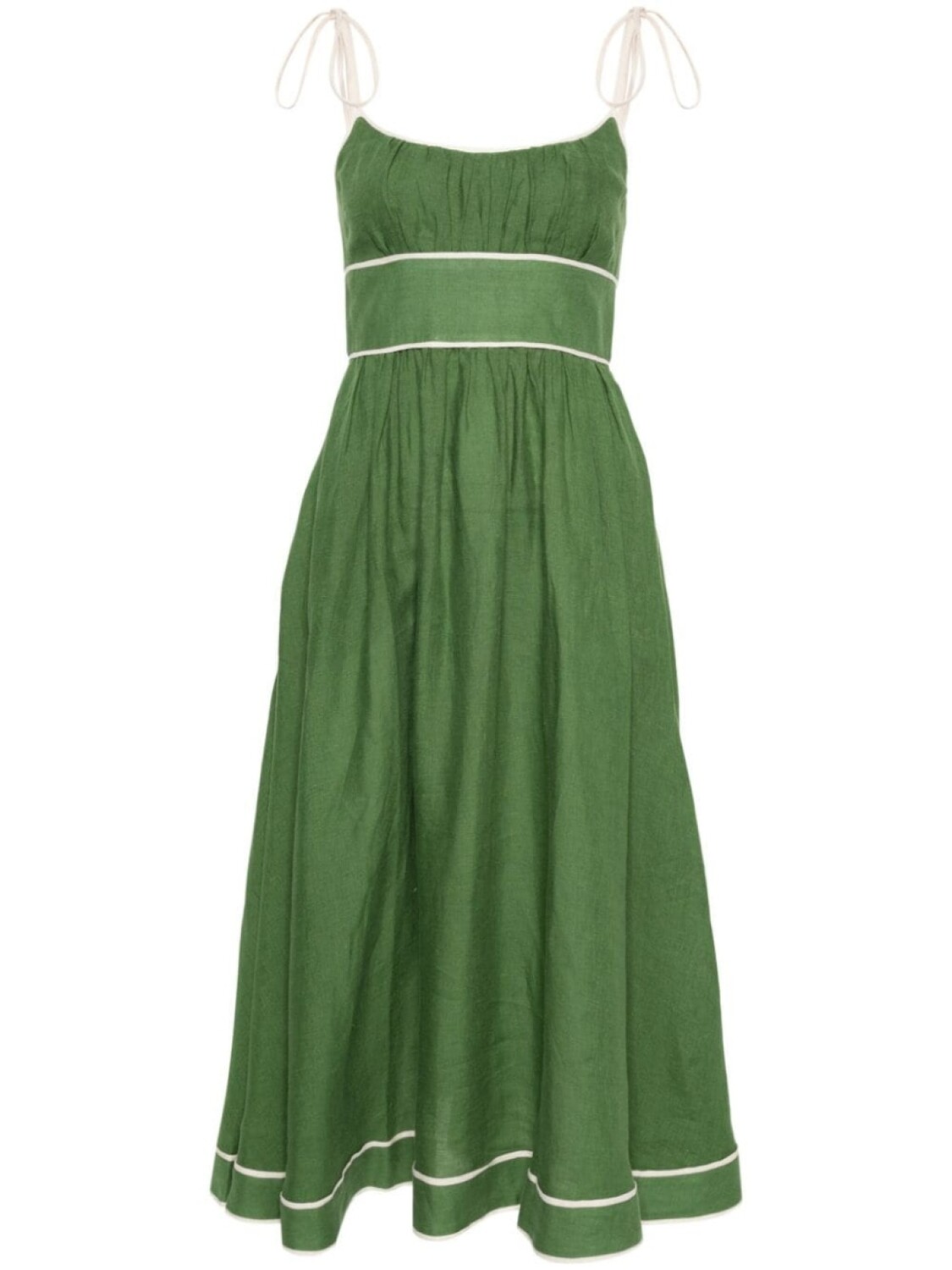 

ZIMMERMANN платье миди Alight Picnic, зеленый