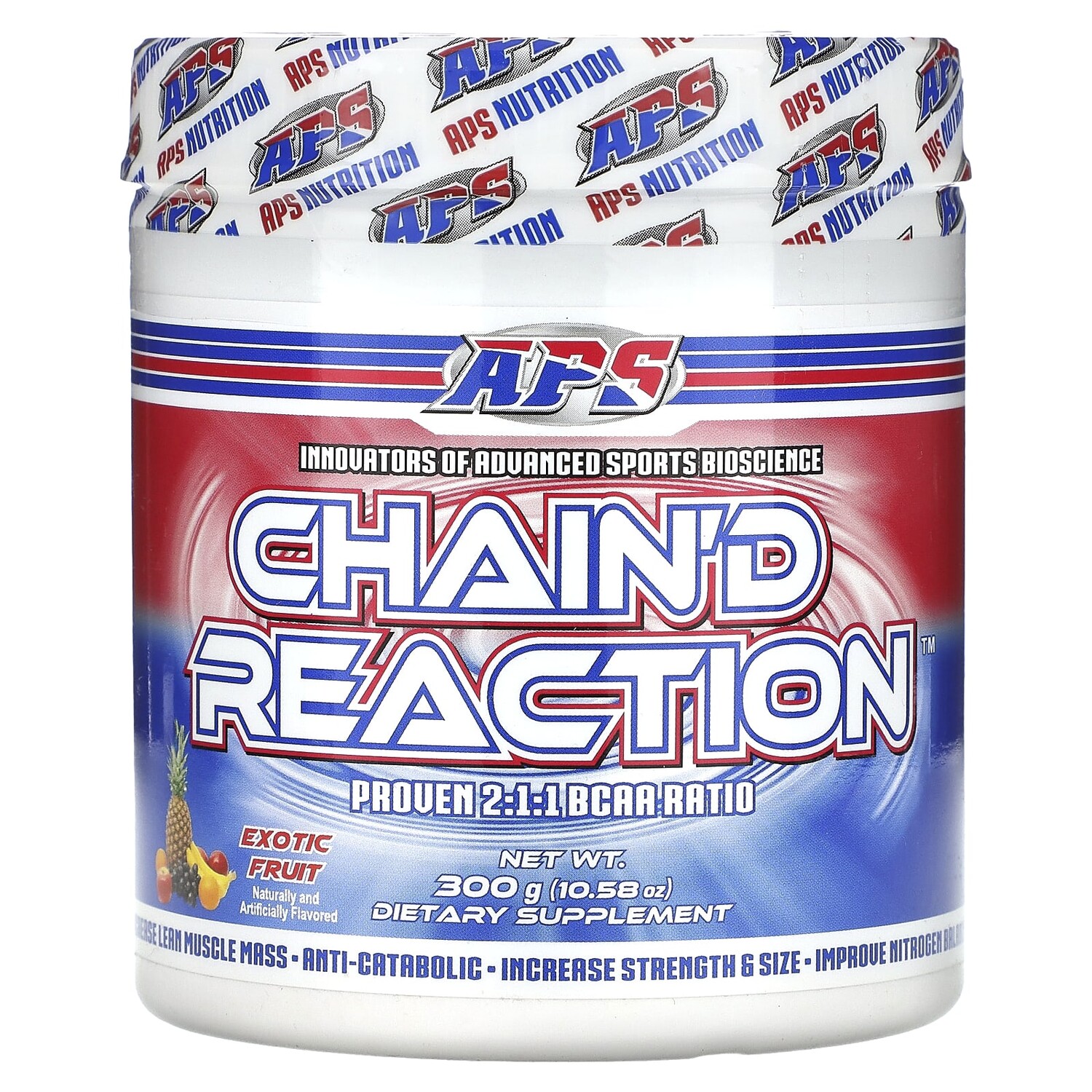 

Chain'd Reaction, экзотические фрукты, 300 г (10,58 унции), APS