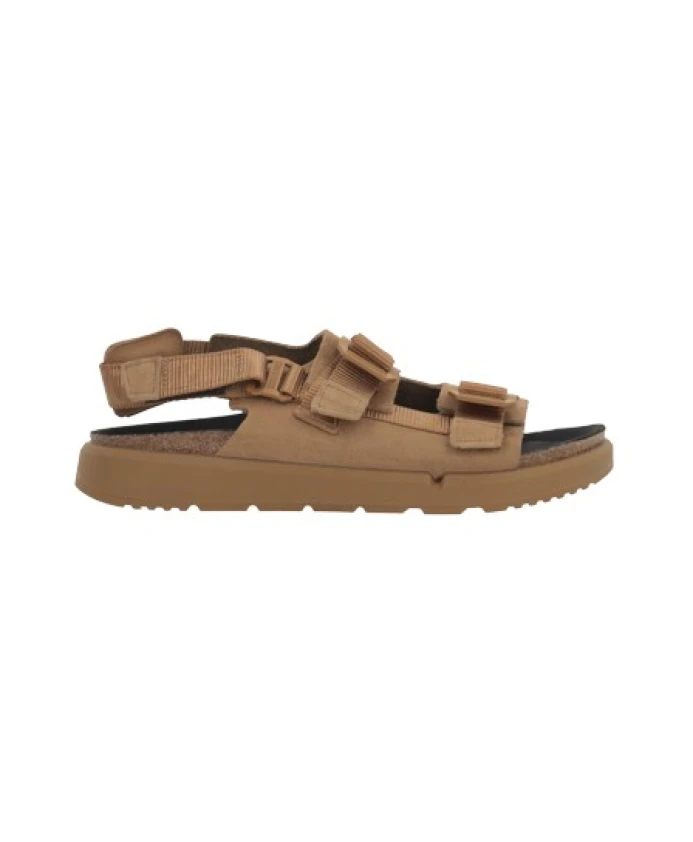 

Сандалии на плоской подошве из светлого нубука Birkenstock, коричневый