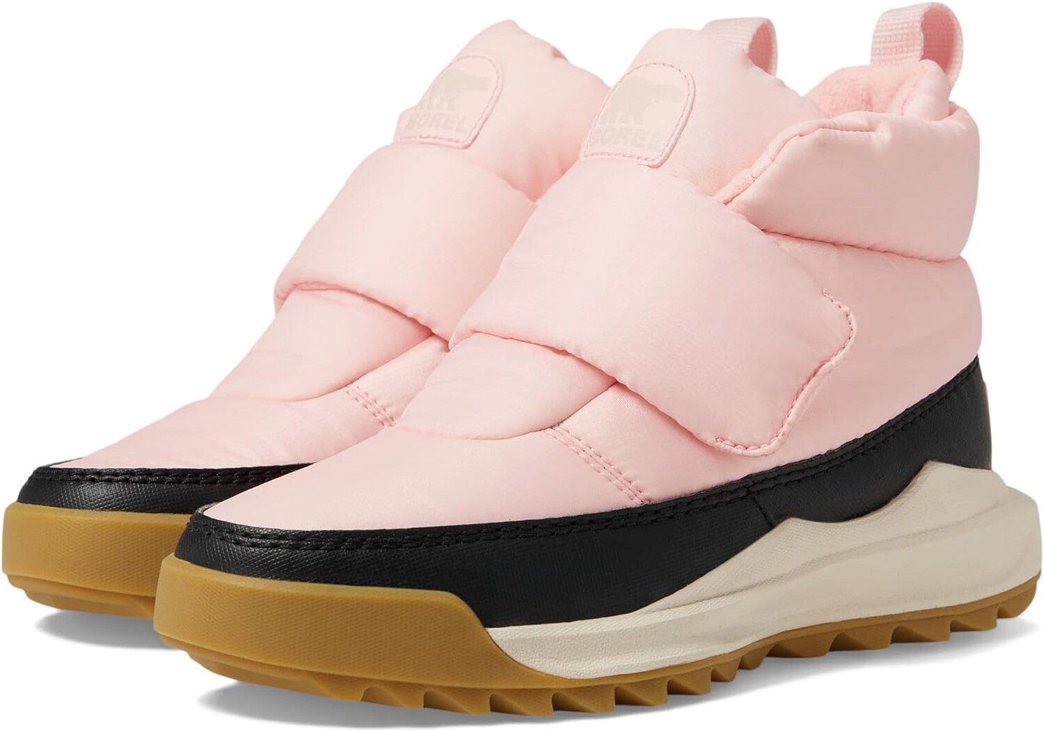 

Зимние ботинки ONA RMX Puffy Strap SOREL, цвет Vintage Pink/Gum 17