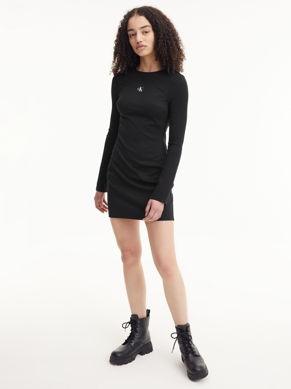 

Мини-платье Calvin Klein Milano с открытой спиной, черный цвет