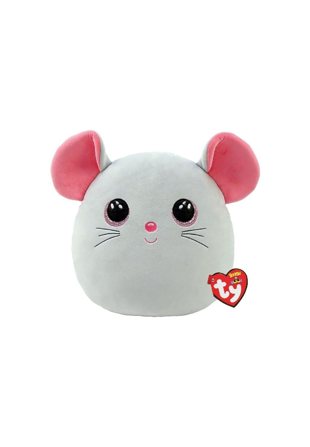 

Мягкая игрушка SQUISH A BOO CATNIP MOUSE 20CM Ty, цвет off white