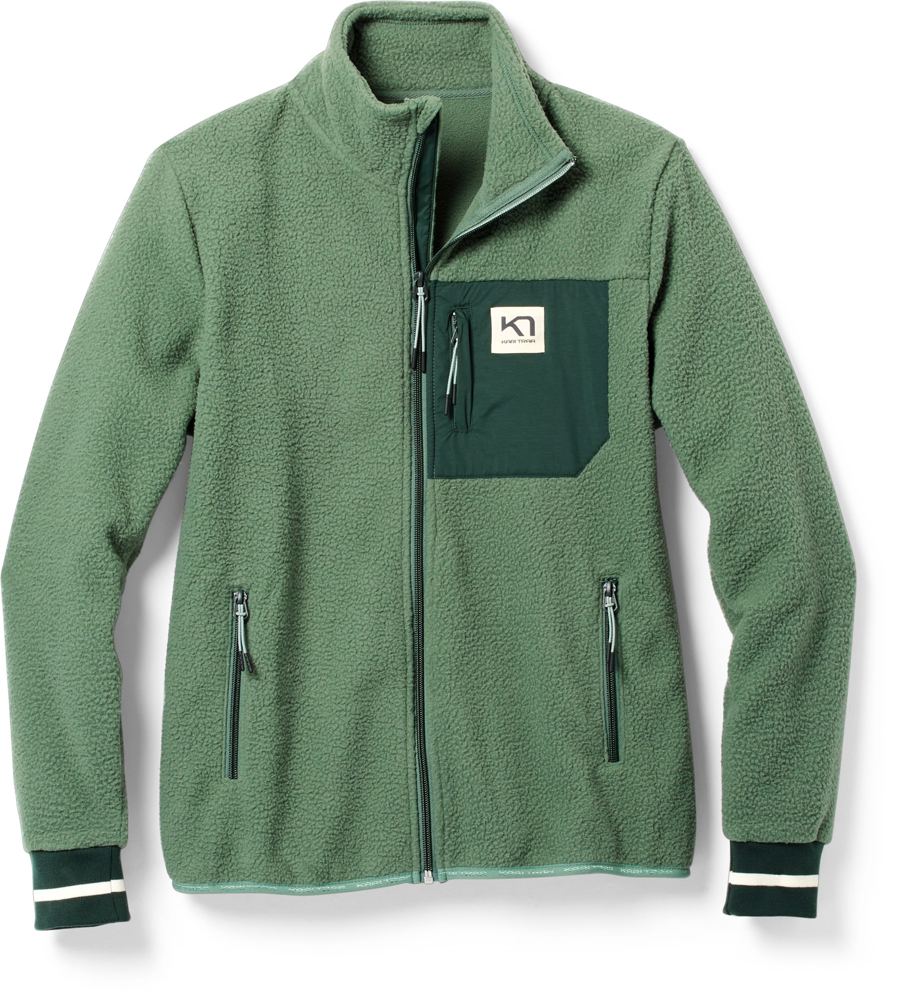 Флисовая куртка Rothe — женская Kari Traa, зеленый