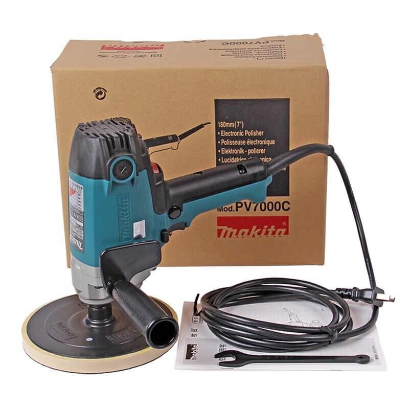 Дисковая полировальная машина Makita PV7000C, 180 мм