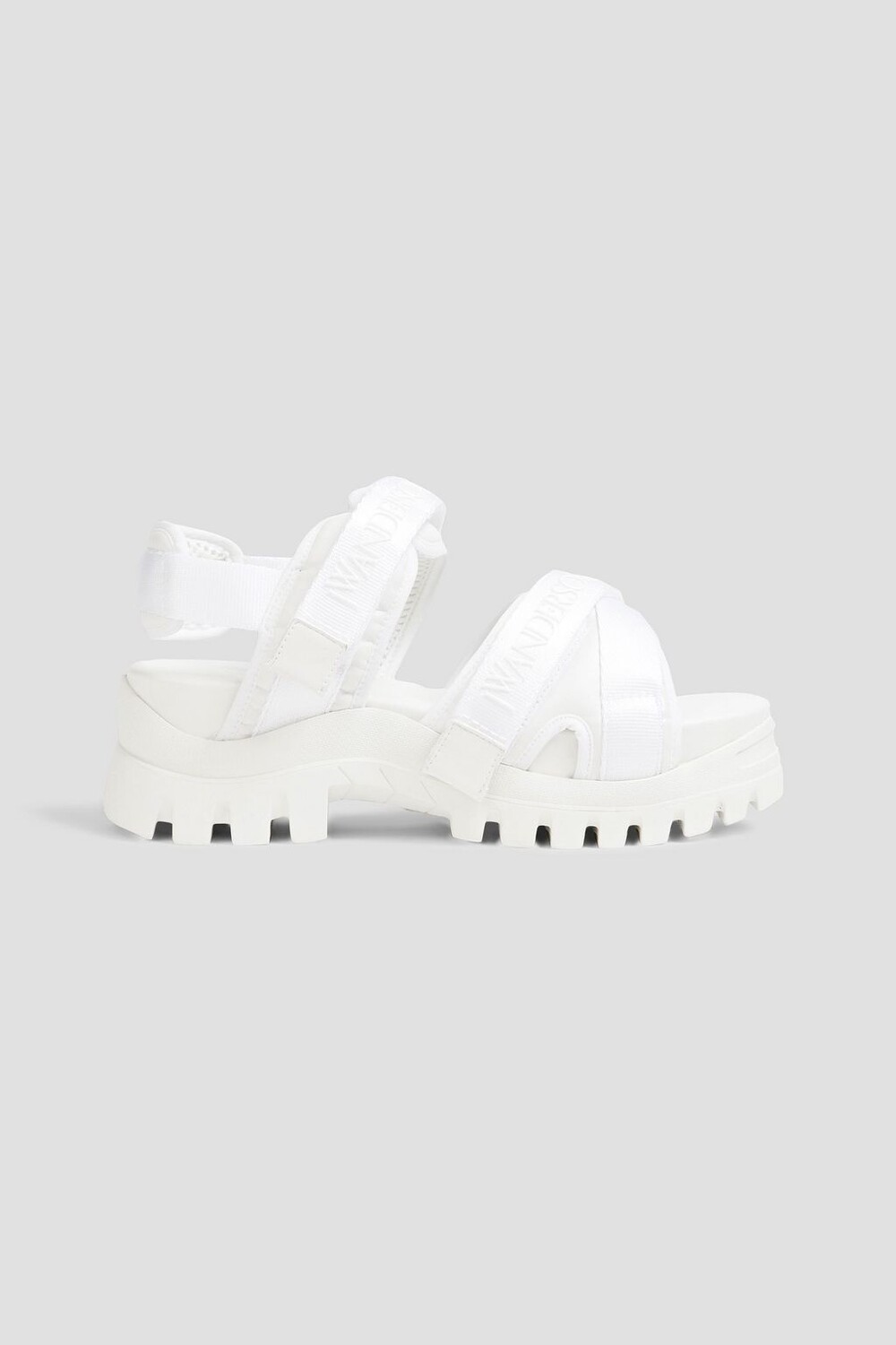 

Кожаные босоножки с пяткой на пятке и отделкой монограммой JW ANDERSON, белый