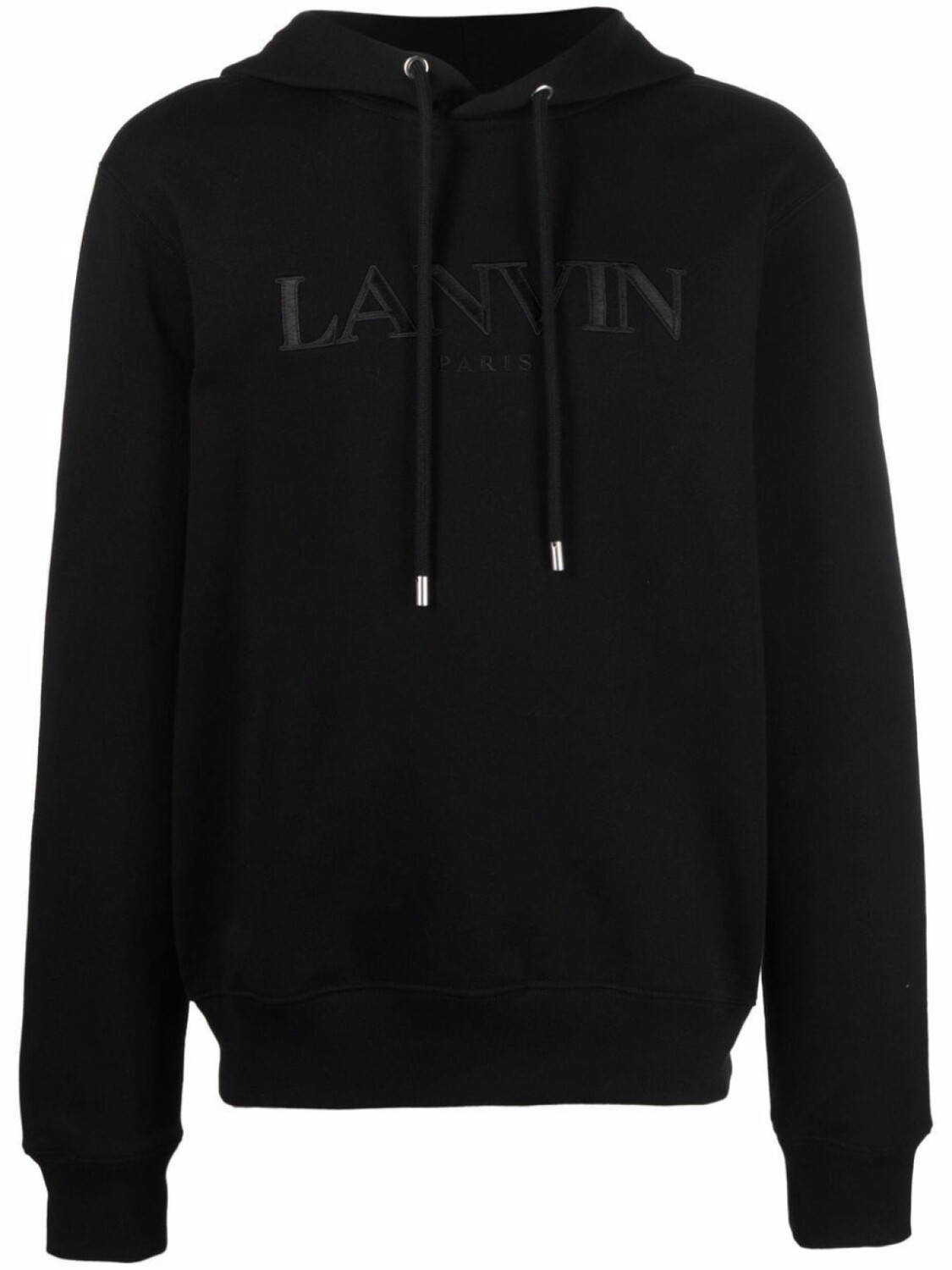 

Lanvin худи с вышитым логотипом, черный