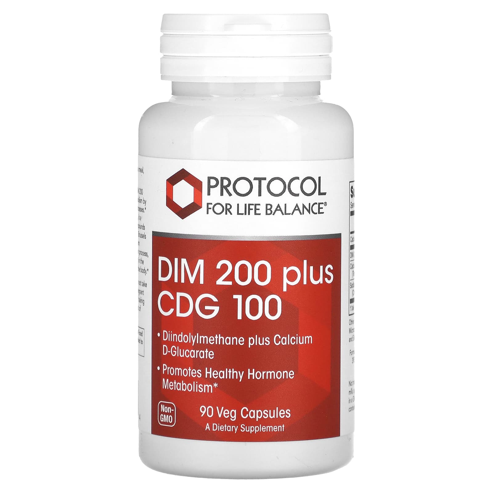 

DIM 200 Plus CDG 100`` 90 растительных капсул, Protocol for Life Balance