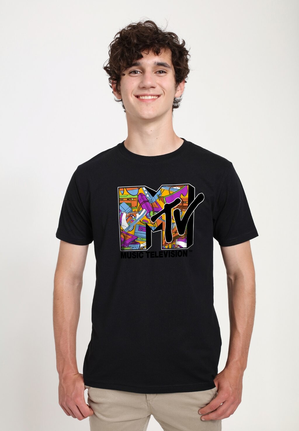 

Футболка с принтом MTV OLD SCHOOL COOL Henry Tiger, черный