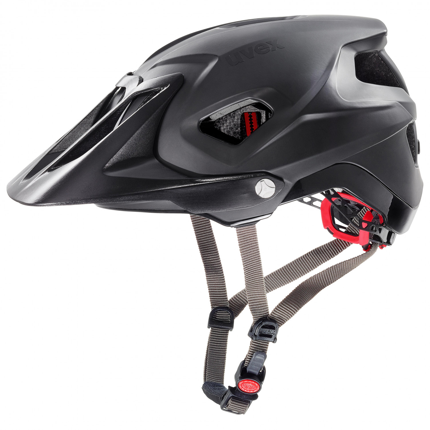 шлем велосипедный детский uvex черный Велосипедный шлем Uvex Quatro Integrale, цвет Black Mat