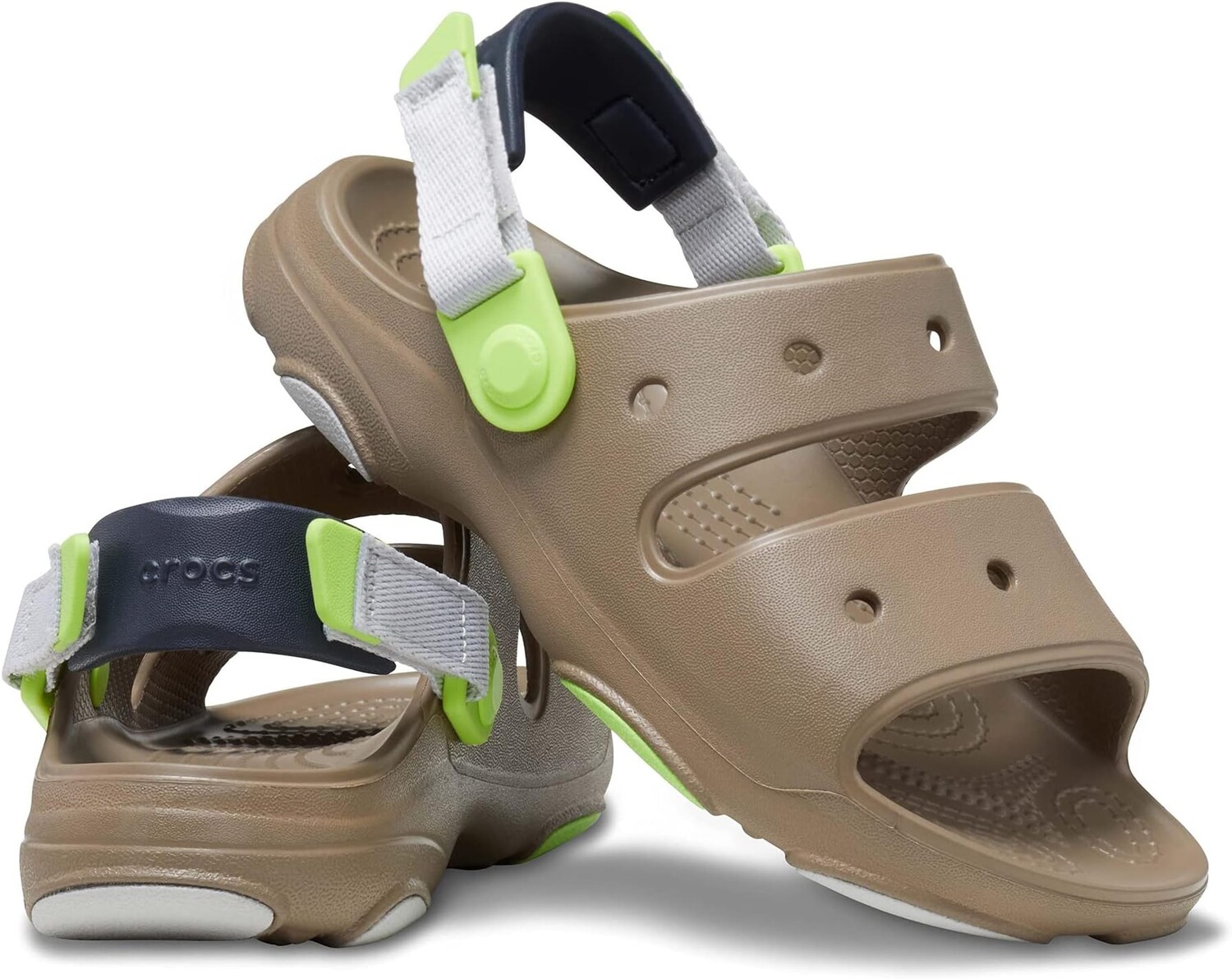 

Сандалии Classic All-Terrain Sandal Crocs, цвет Khaki/Multi