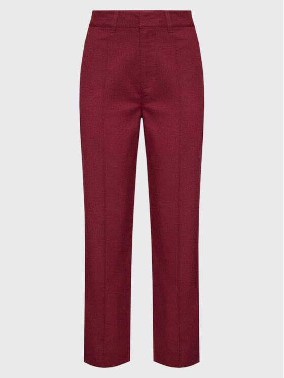 Тканевые брюки стандартного кроя Brixton, красный тканевые брюки стандартного кроя hugo красный