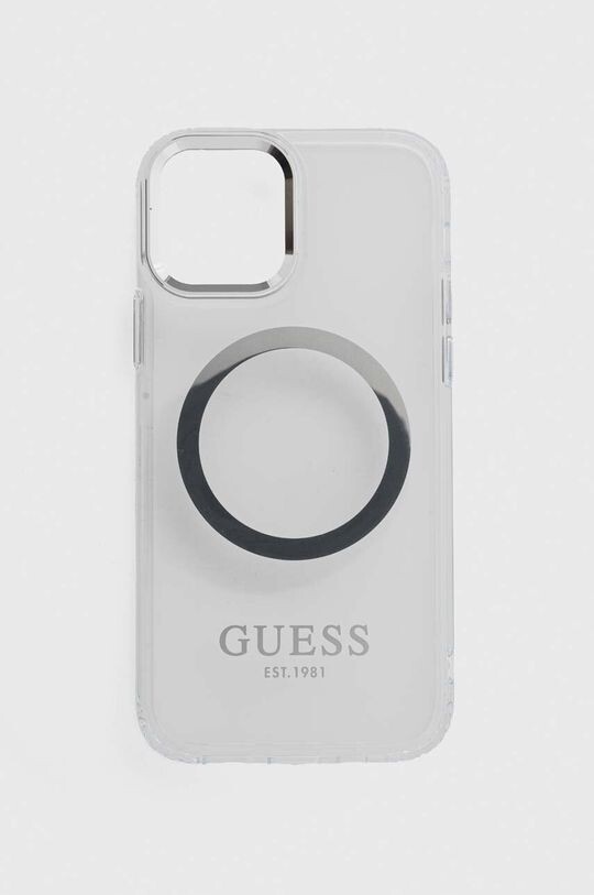 

Чехол для телефона iPhone 12/12 Pro 6,1 дюйма Guess, серебро