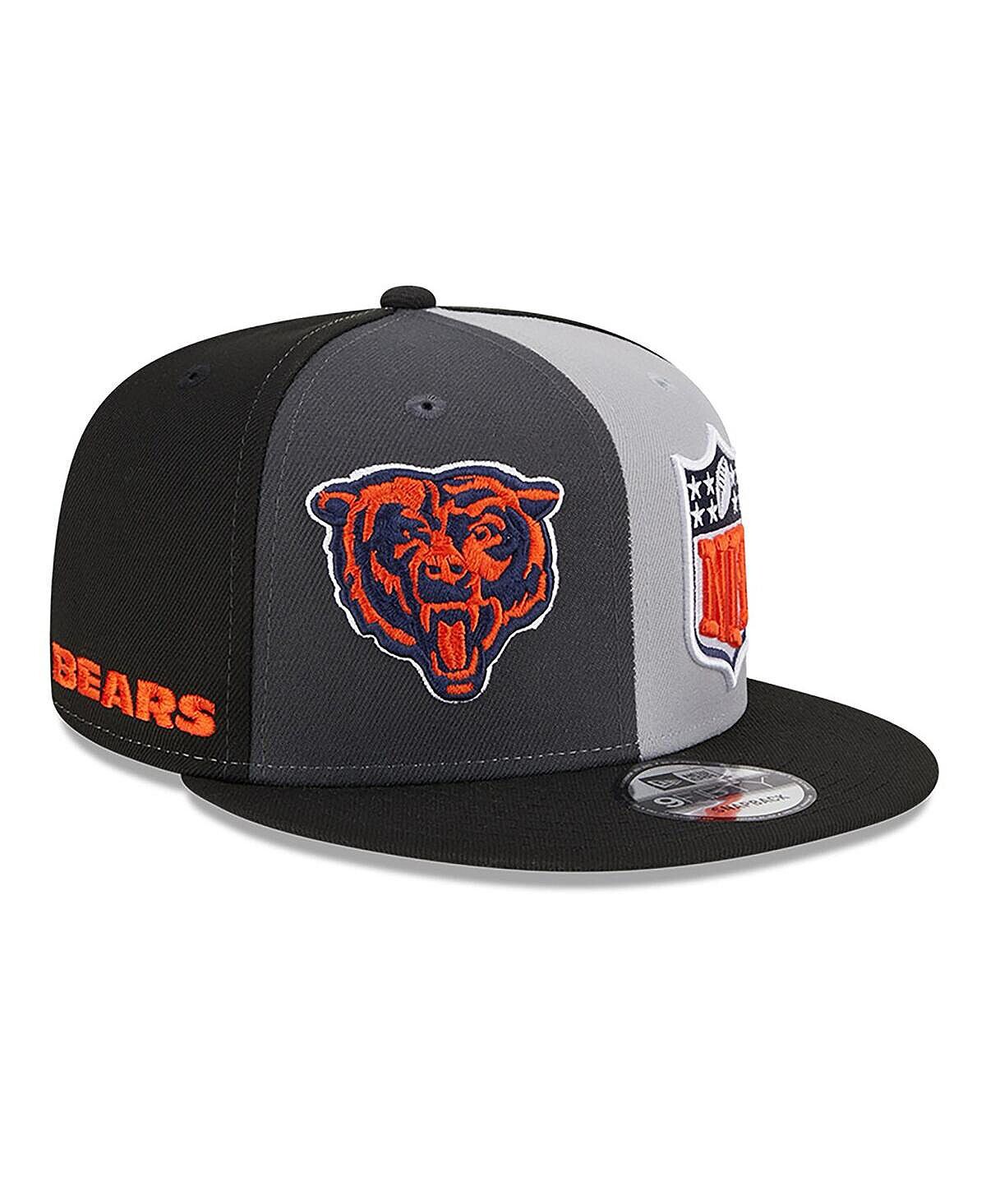 

Мужская черно-серая кепка Chicago Bears 2023 Sideline 9FIFTY Snapback New Era