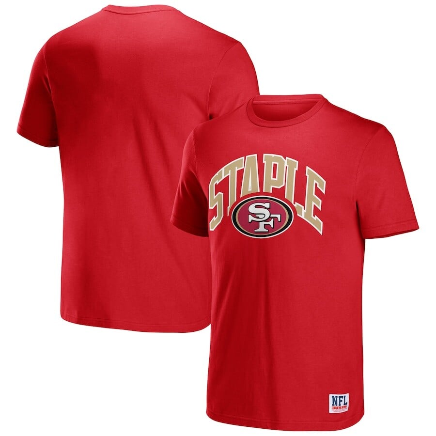 

Футболка с коротким рукавом Staple San Francisco 49Ers, красный