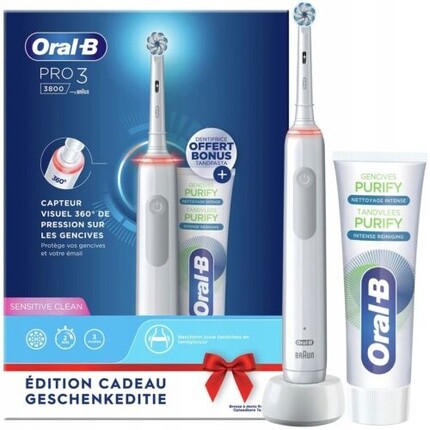 

Oral-B Pro 3 3800 Белая электрическая зубная щетка