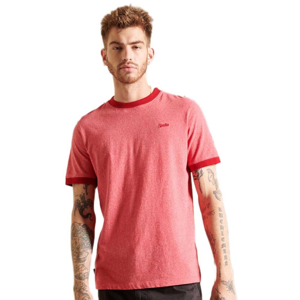 

Футболка Superdry Vintage Ringer, красный