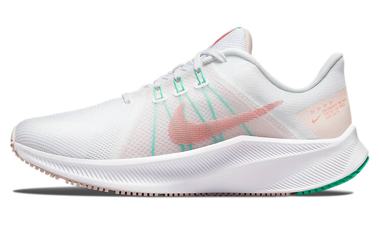 

Кроссовки низкие Nike Wmns Quest 4, белый / зеленый / розовый
