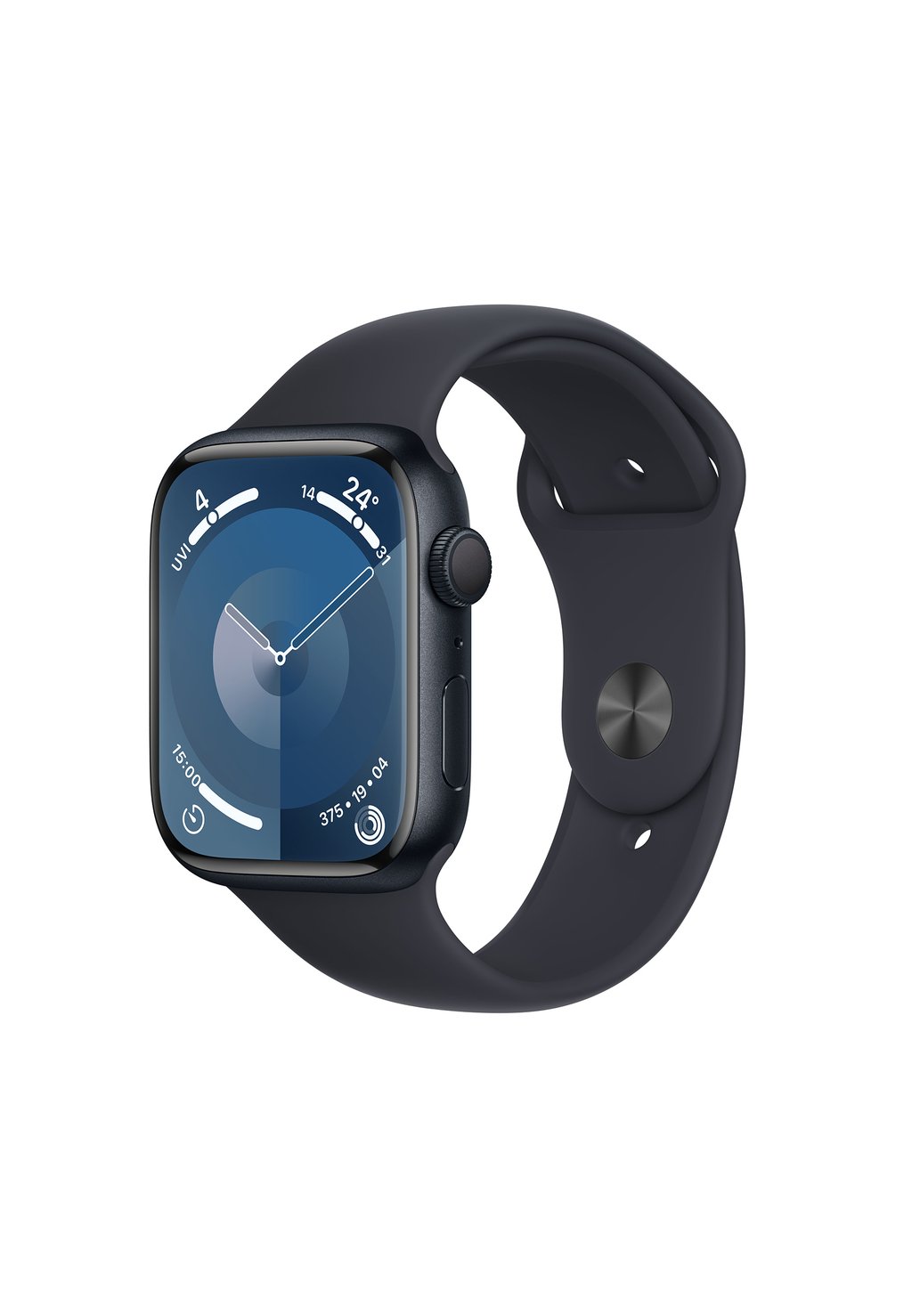 

Умные часы APPLE WATCH SERIES 9 GPS + CELLULAR 45MM S/M, цвет midnight aluminium case/midnight sport band