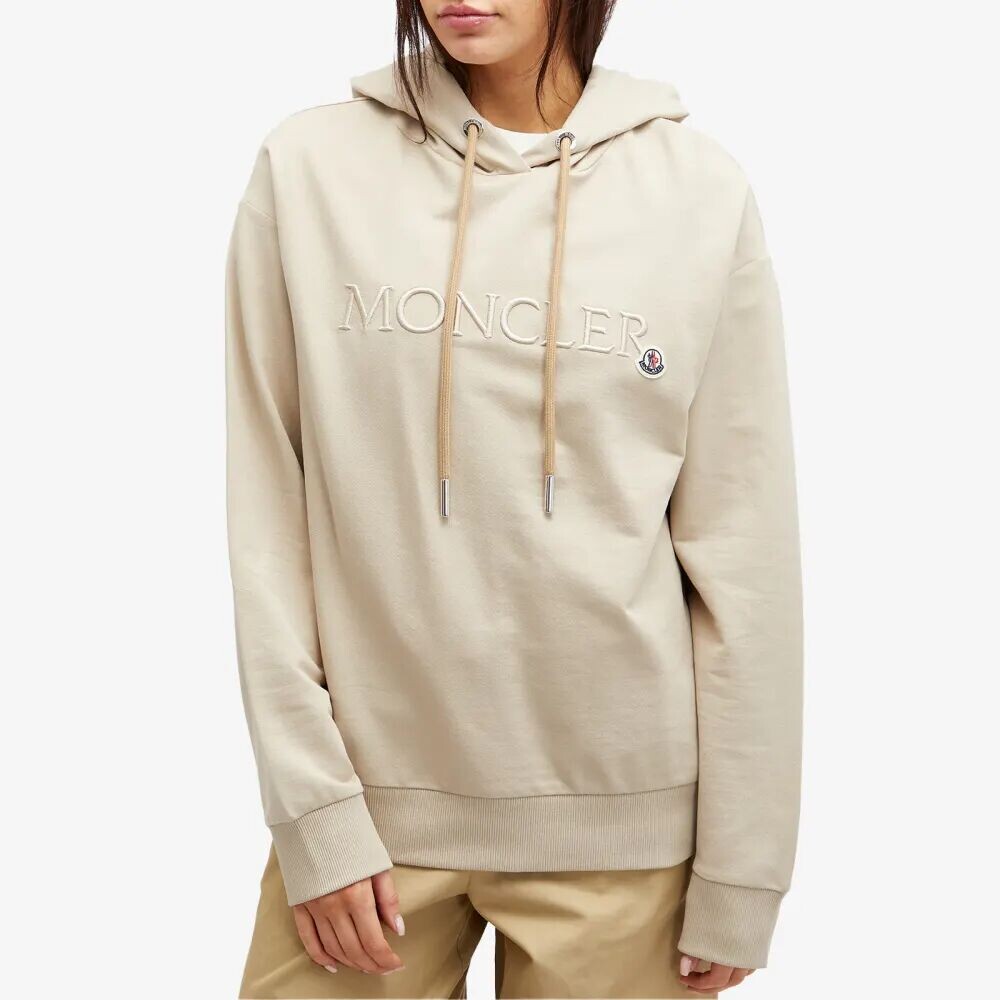 

Moncler Худи с логотипом, коричневый