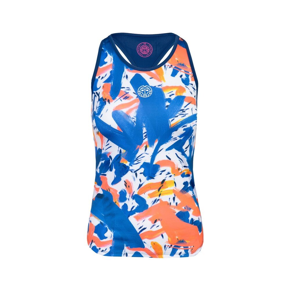 

Футболка BIDI BADU Jari Tech Tank red/orange, темно синий