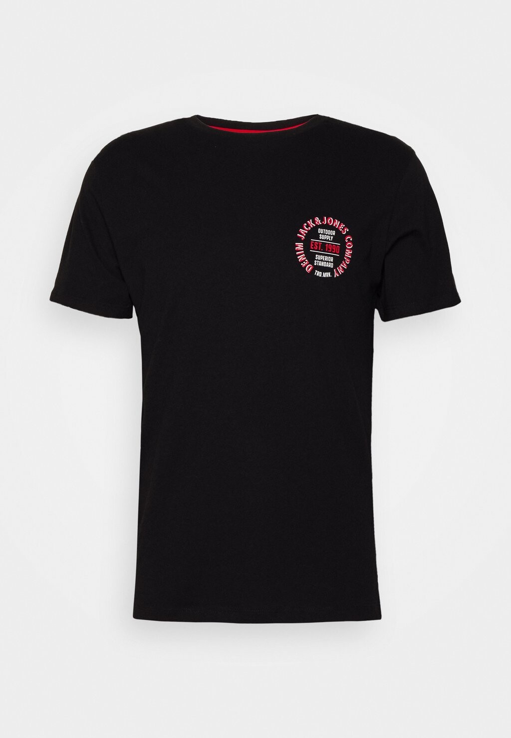 

Футболка с принтом Jack & Jones, черный