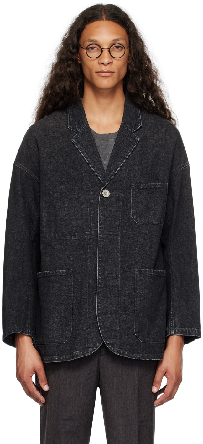 

Черная джинсовая куртка Hammons visvim, Черный, Черная джинсовая куртка Hammons visvim