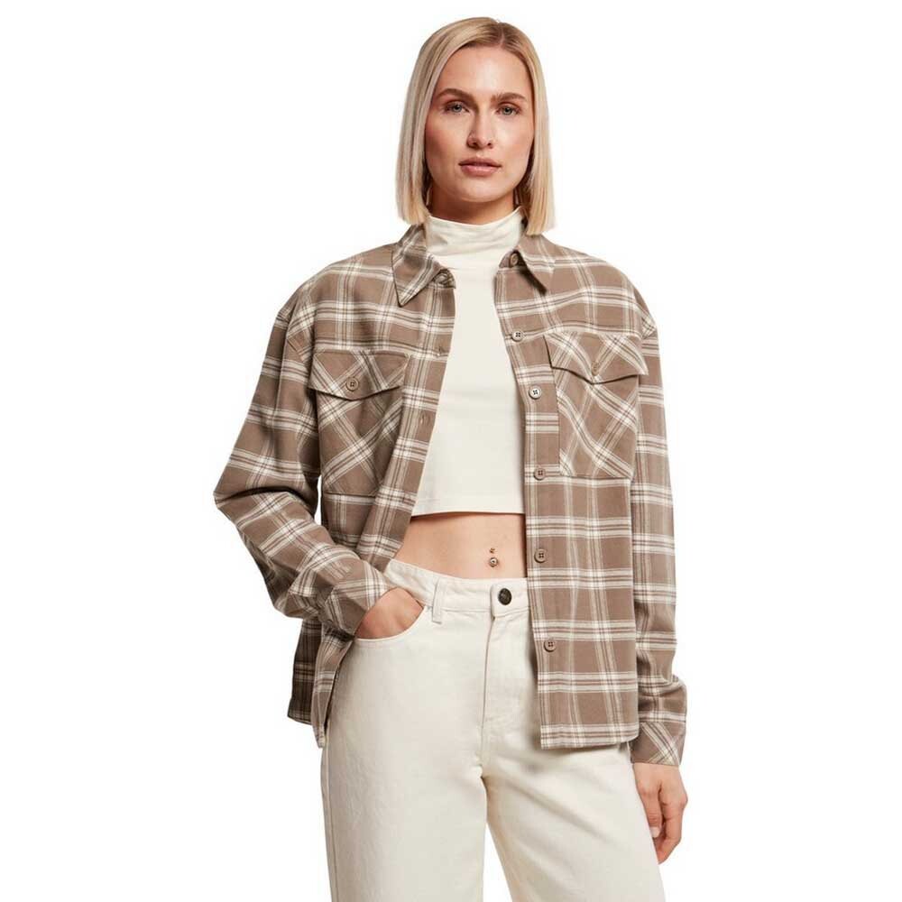 

Рубашка с длинным рукавом Urban Classics Oversized, серый