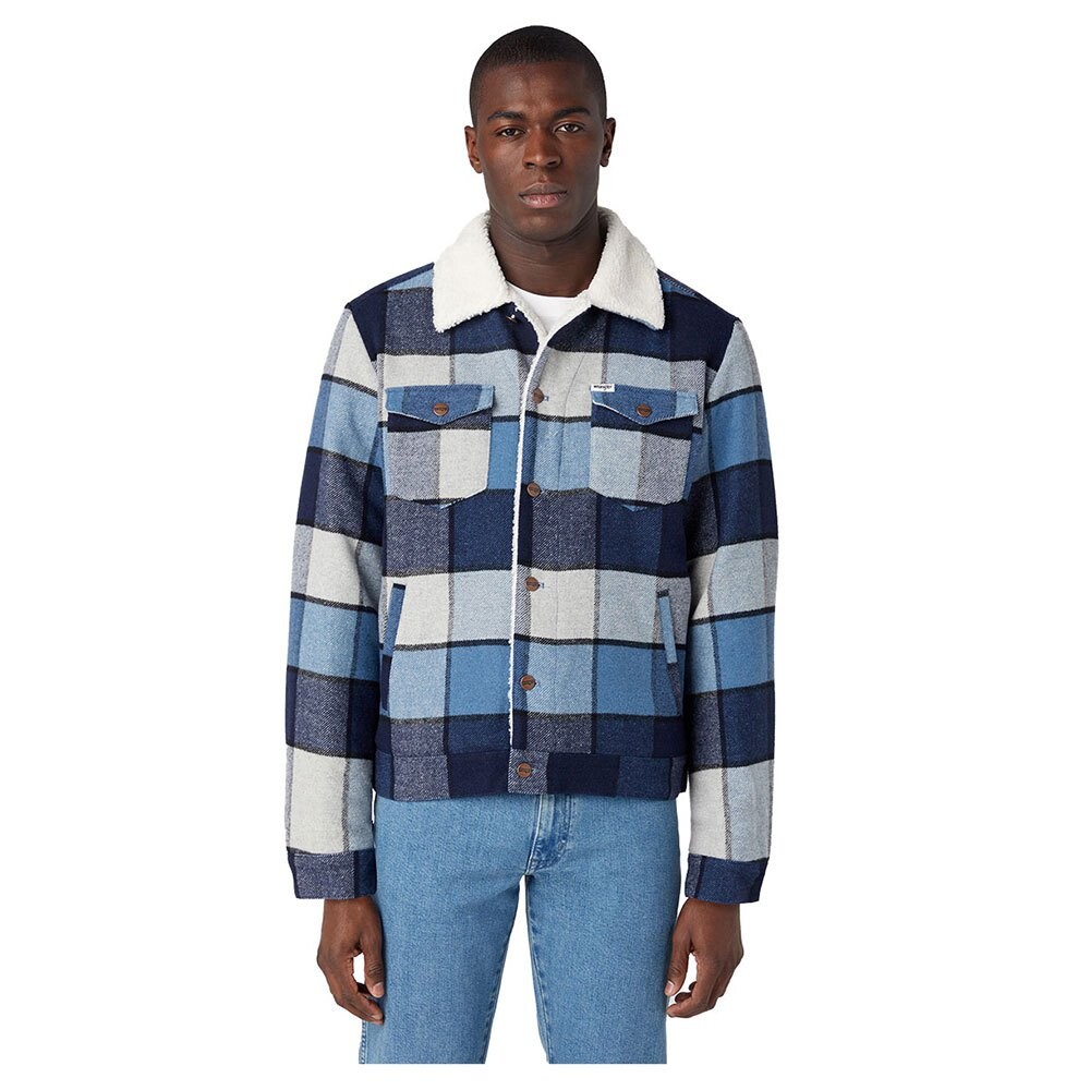 

Куртка Wrangler Wool Trucker, синий