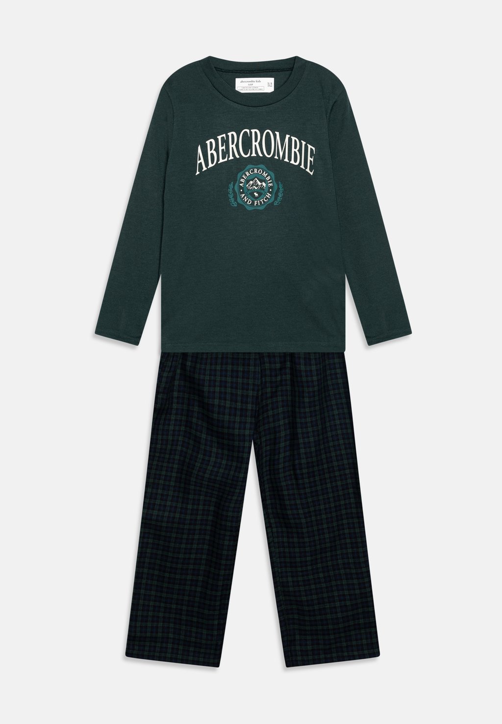 

Пижама HOLIDAY SLEEP Abercrombie & Fitch, зеленый