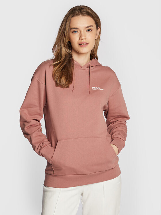 

Толстовка обычного кроя Jack Wolfskin, розовый