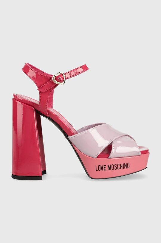 

Сандалии San Lod Quadra 120 Love Moschino, розовый