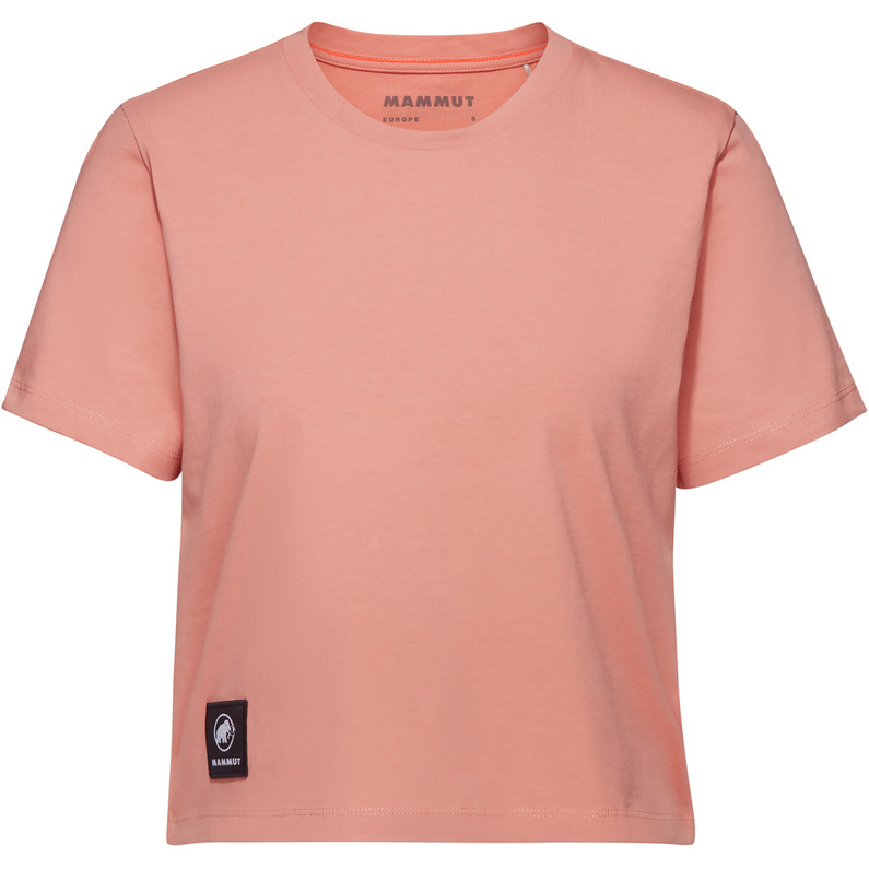 Женская укороченная футболка с нашивками Massone Mammut, розовый
