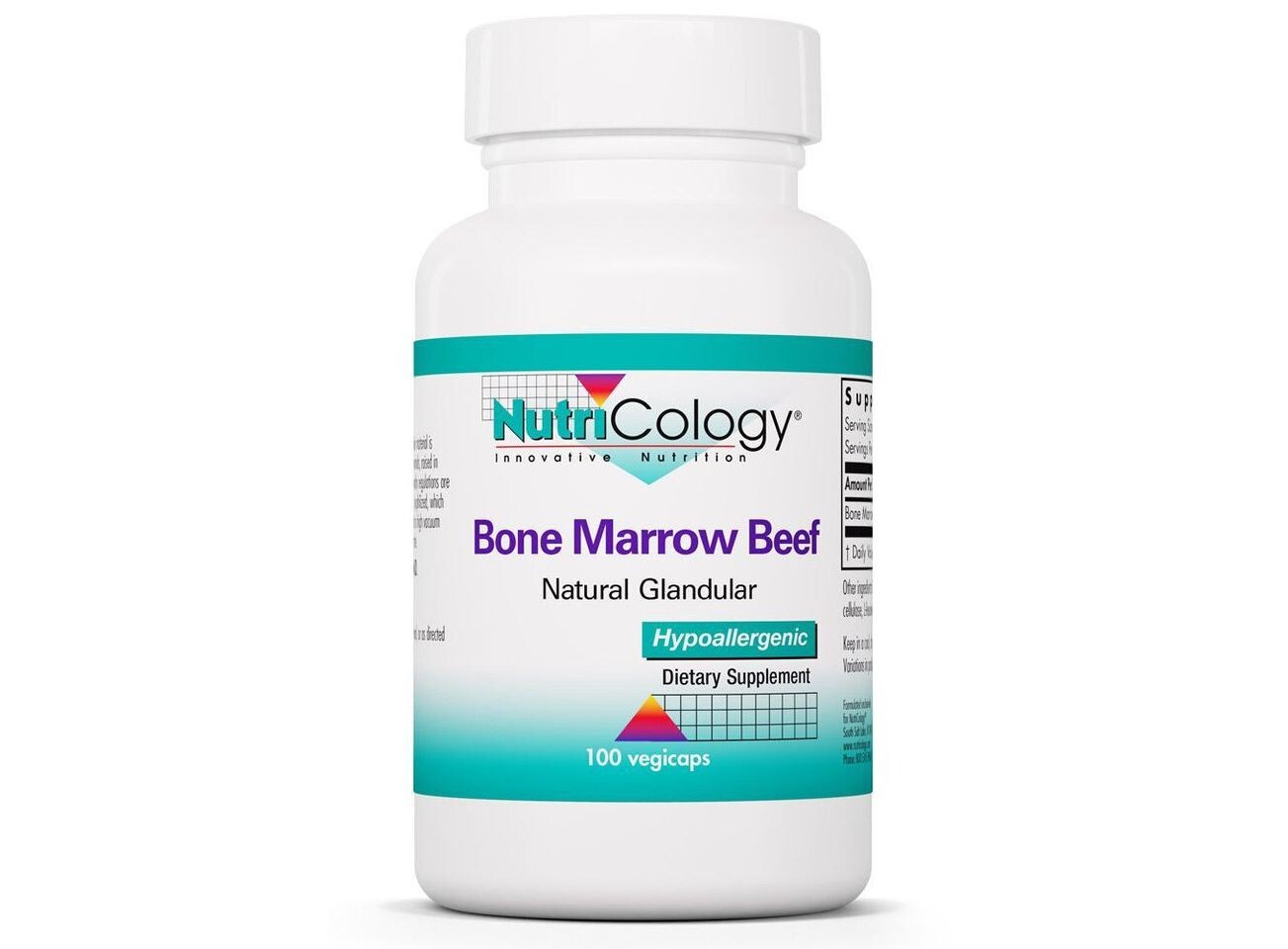 

Nutricology, Говядина с костным мозгом, 100 вегетарианских капсул