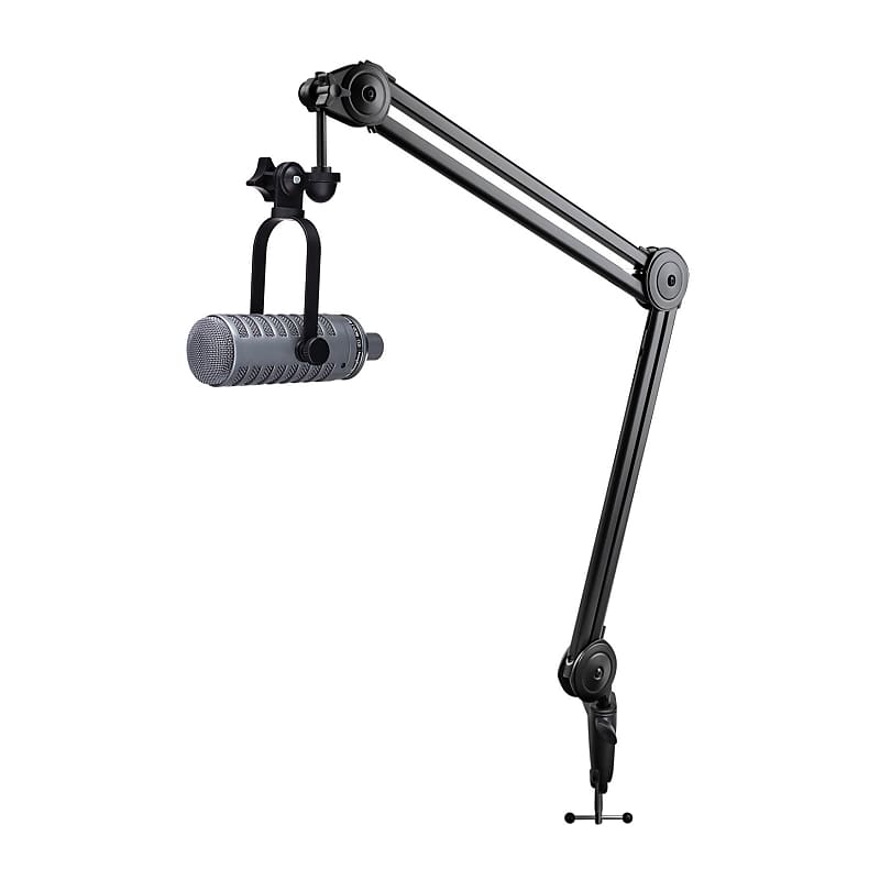 Микрофон MXL MXL BCD-1 Dynamic Broadcast Microphone (Gray) Bundle with Boom Arm Mic Stand mic arm stand microphone suspension boom scissor holder for studio broadcast pn drop shipping support